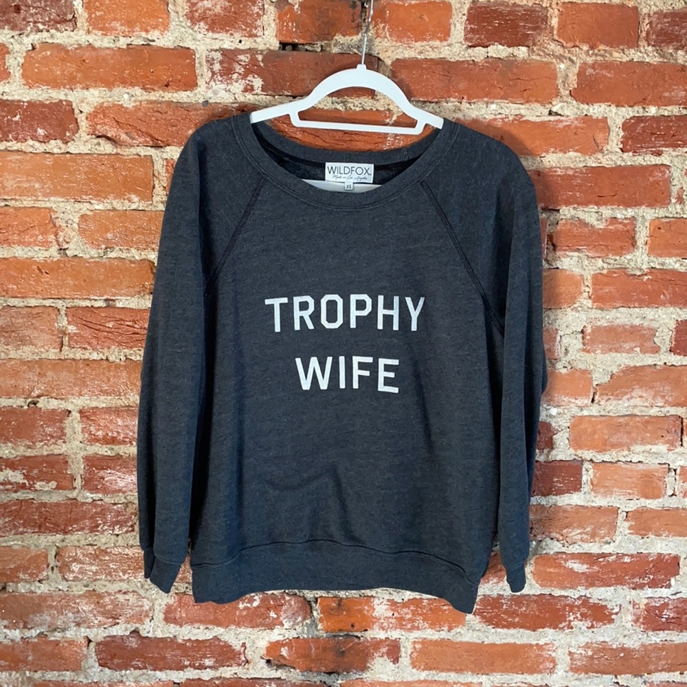 Rare Wildfox Trophy Wife jumper